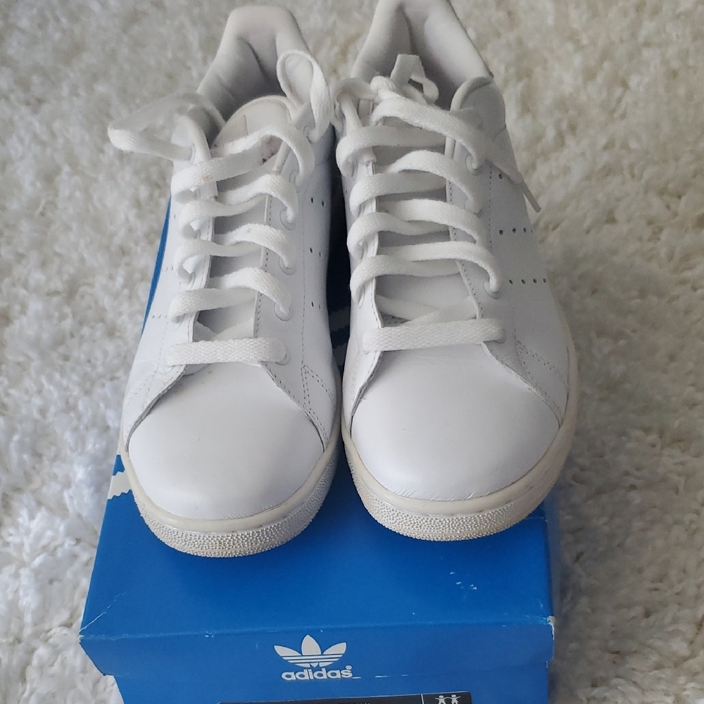 Adidas Kids White Sneakers